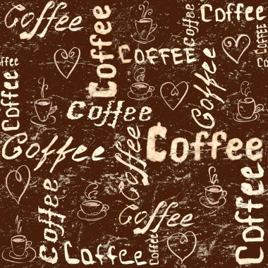 Vintage kahverengi kahve arka plan