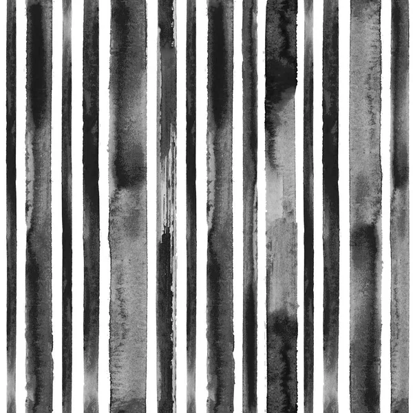 白と黒のストライプのシームレス パターン — ストック写真