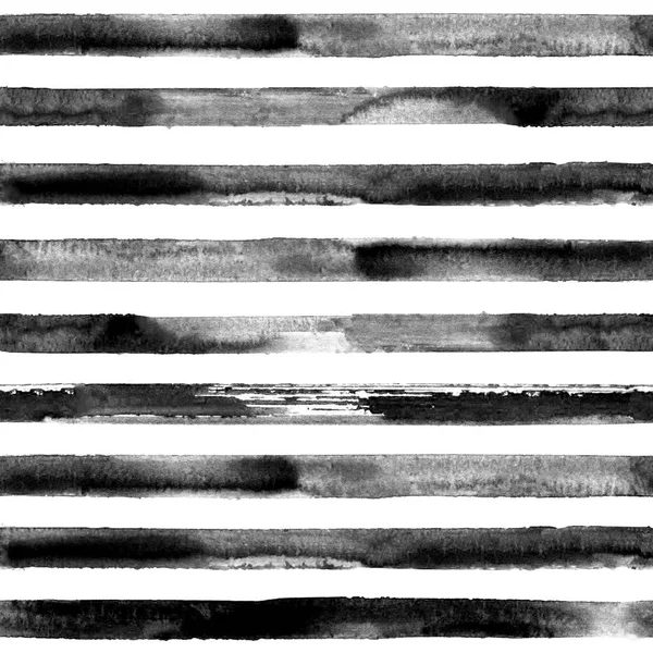 흰색과 검은색 줄무늬 원활한 패턴 — 스톡 사진