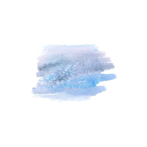 Macchia astratta blu — Foto Stock