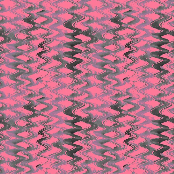 Gray na růžový pruhovaný vzor bezešvé — Stock fotografie