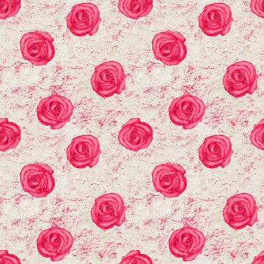 Yaşlı gül seamless modeli