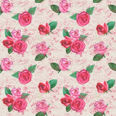 Grunge gül arka plan