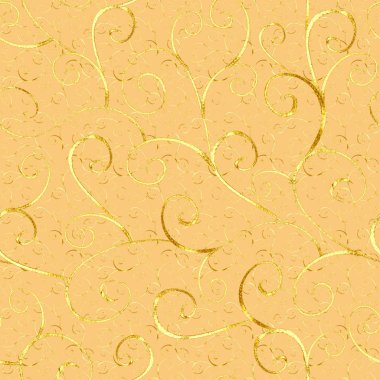 Lüks oryantal altın doku