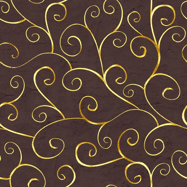 Oriental gold seamless pattern — Stock Photo, Image