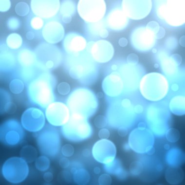 Soyut mavi bokeh arkaplanı