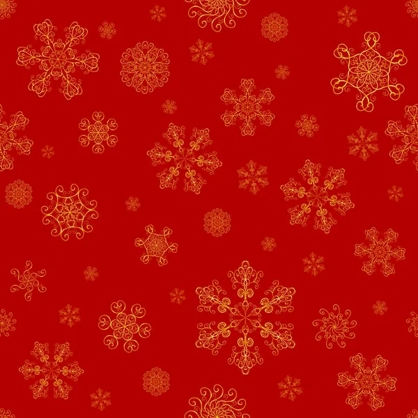 Astratto inverno modello rosso senza cuciture — Foto Stock