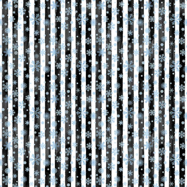 Abstract winter striped seamless pattern — Stock Photo, Image