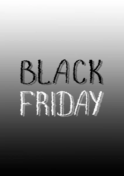 Black Friday sale poster — Stock Photo, Image
