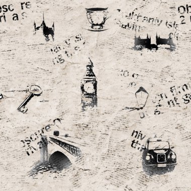 Gazete Londra arka plan