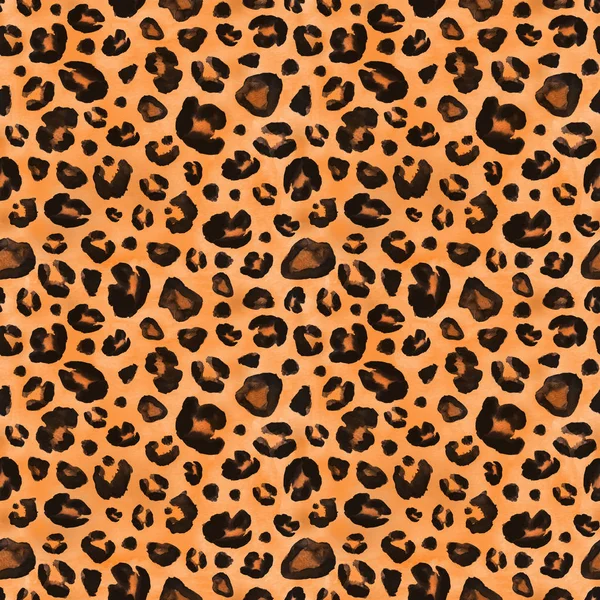 Leopárd bőr zökkenőmentes textúra — Stock Fotó