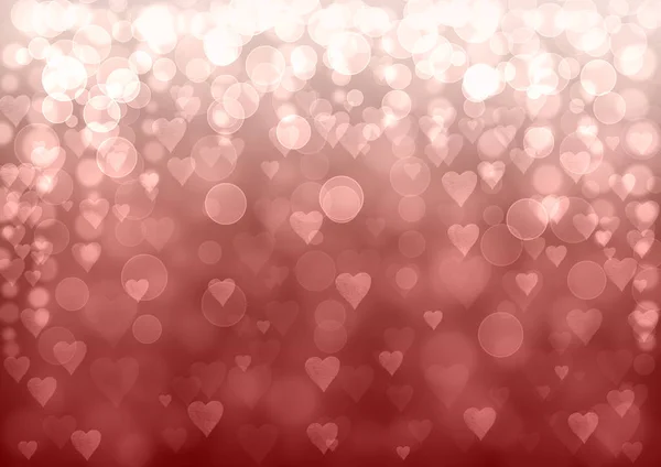 Rózsaszín-ezüst Valentin szív háttér — Stock Fotó