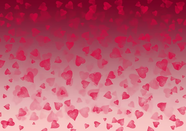 Roze witte rode Valentine achtergrond — Stockfoto