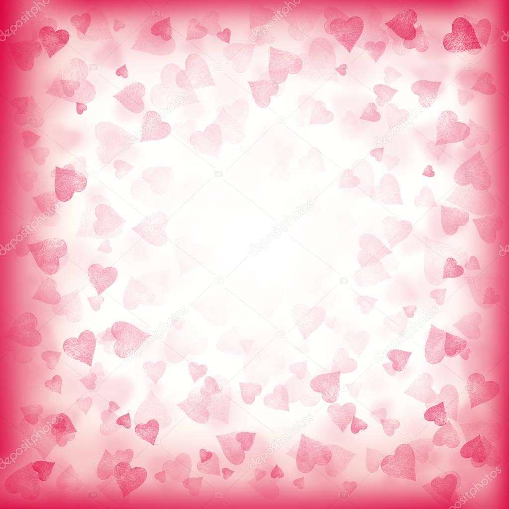 Pink and white Valentine background