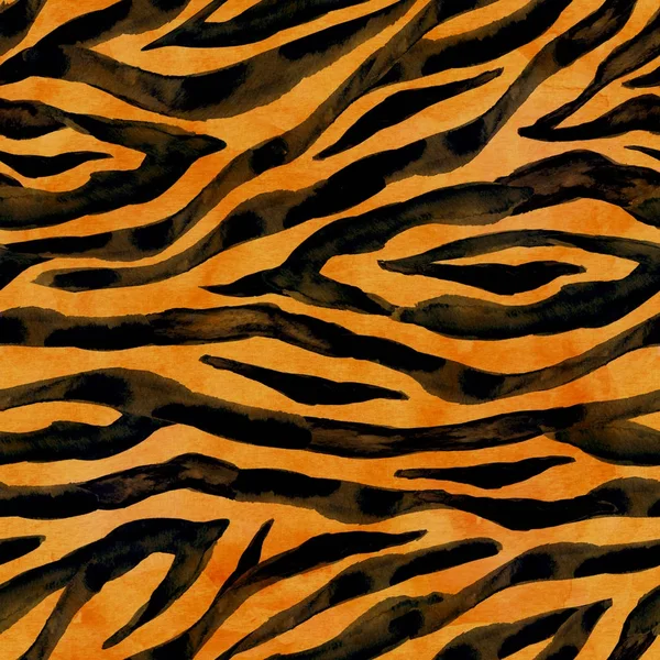 Tygrys skóry bezszwowe tło — Zdjęcie stockowe