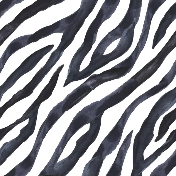 Zebra gestreepte naadloze achtergrond — Stockfoto