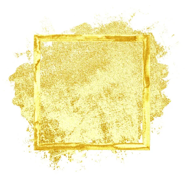 Złoto ramka — Zdjęcie stockowe