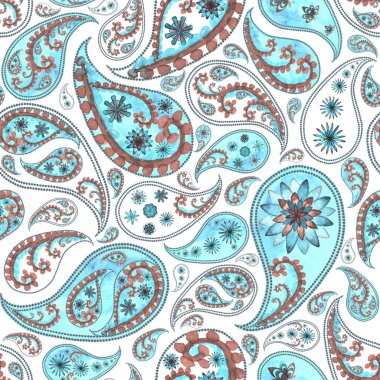 Paisley sorunsuz arka plan