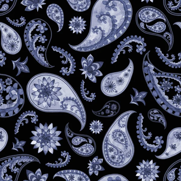 Paisley floral abstract pattern — Stock Photo, Image