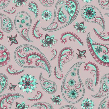 Paisley orienta seamless modeli