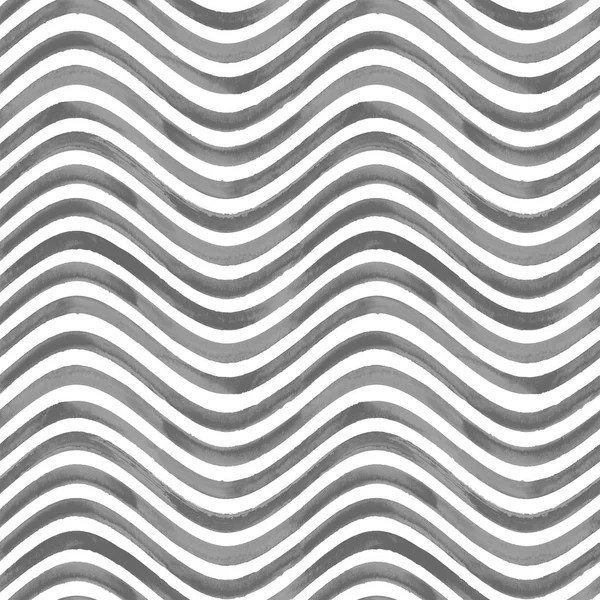 Black and white wavy striped background — Stock Photo, Image