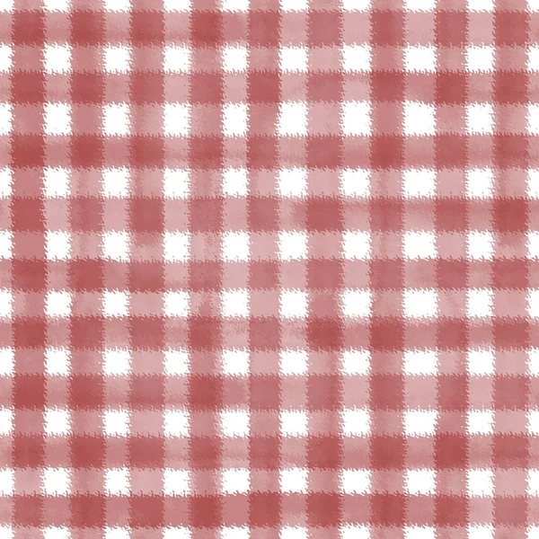 Red and white plaid background — Stock Photo, Image