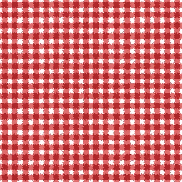 Red and white plaid background — Stock Photo, Image