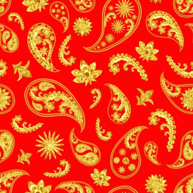 geleneksel desenli seamless modeli