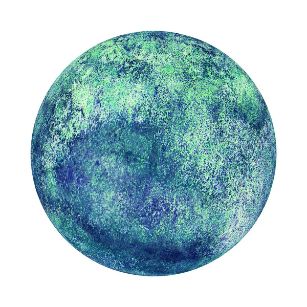 Earth planet globe watercolor isolated — Stock Photo, Image