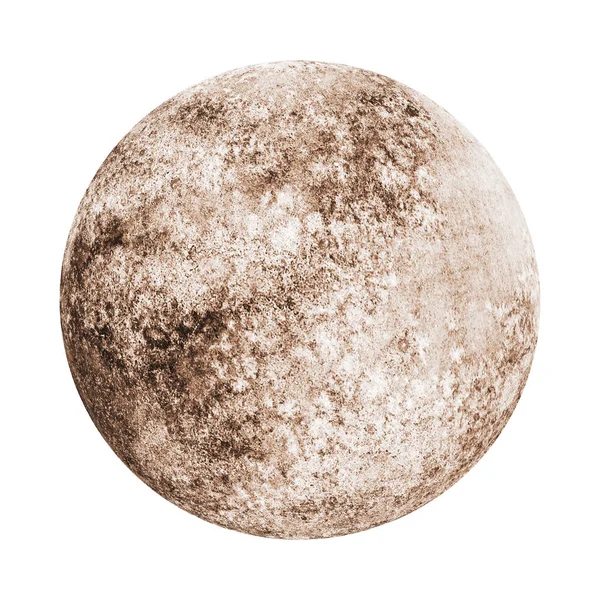 Lună plină acuarelă izolată — Fotografie, imagine de stoc