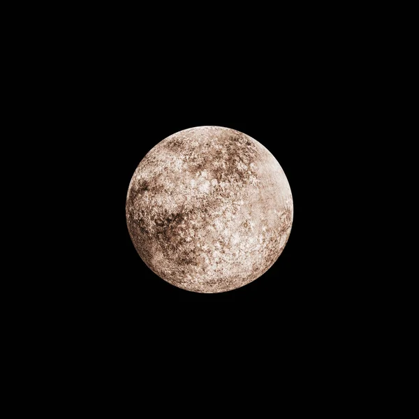 Luna llena acuarela aislada — Foto de Stock
