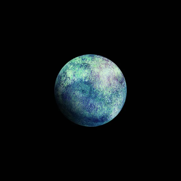 Terra planeta globo aquarela isolado — Fotografia de Stock