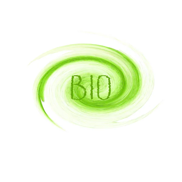 Дизайн логотипу концепції біопродукту — стокове фото