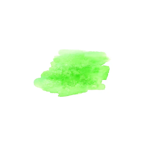 Groene aquarel logo ontwerpsjabloon plek — Stockvector