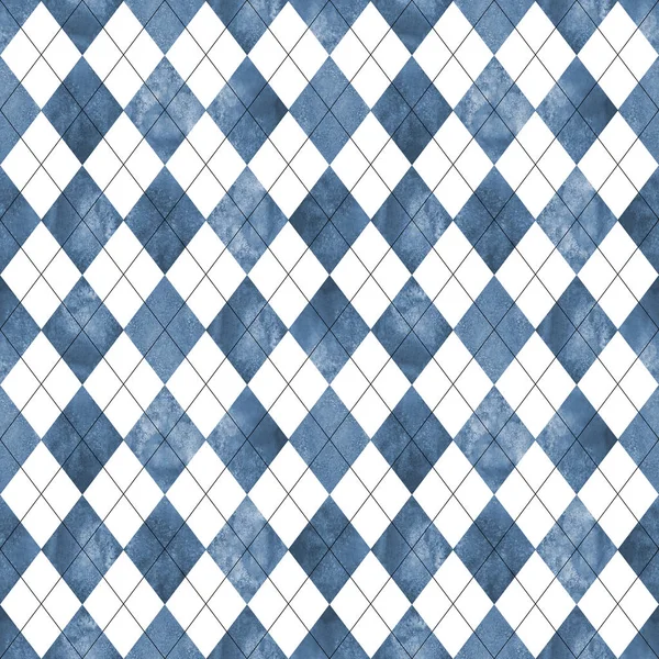 Argyle fondo patrón sin costuras . — Foto de Stock