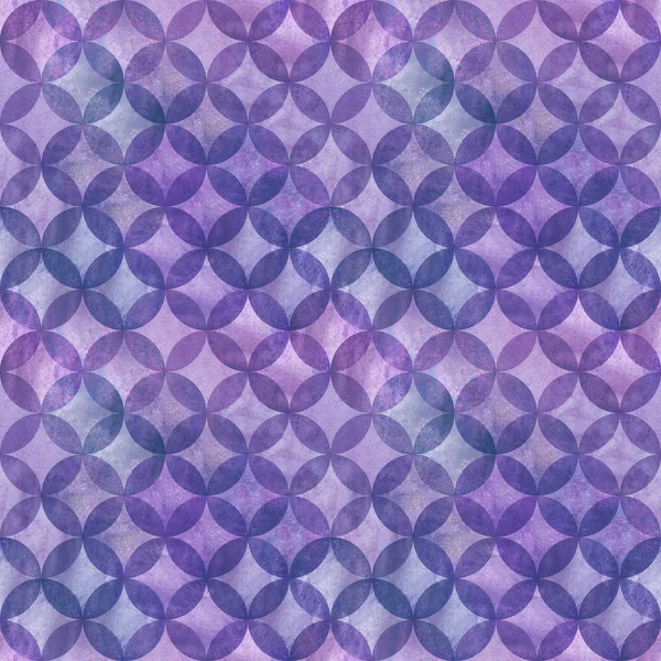 Abstrakte überlappende Kreise nahtloses Muster — Stockfoto