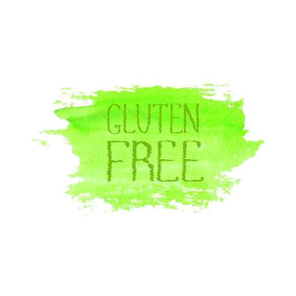 Glutén ingyenes élelmiszer koncepció logo design sablon — Stock Fotó