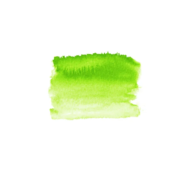 Light green color smear vector brush stroke. Varnish splash line ...