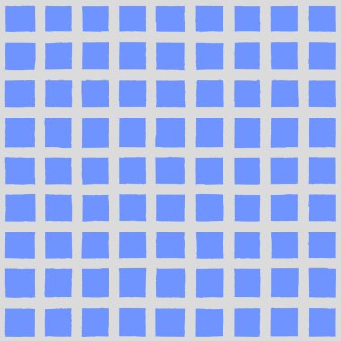 Grunge mor ve gri kareli seamless modeli