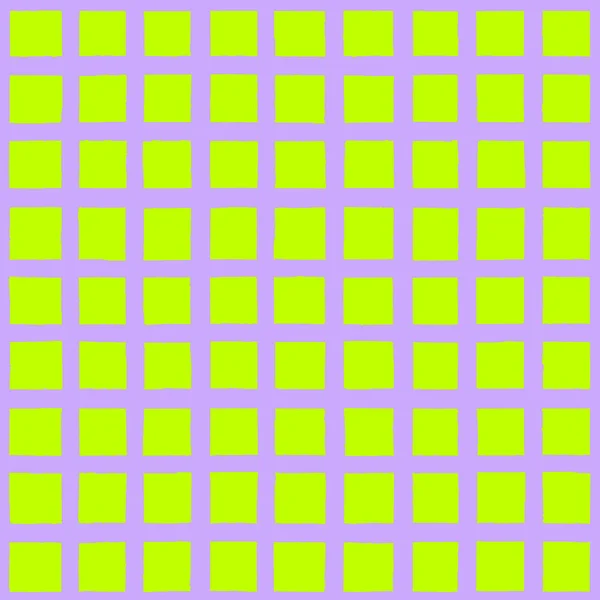 그런 지 녹색, 보라색 체크 무늬 원활한 패턴 — 스톡 사진