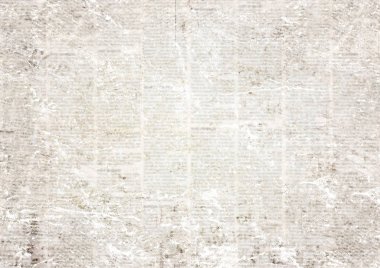 Eski tip grunge gazete kağıdı dokusu arkaplanı.