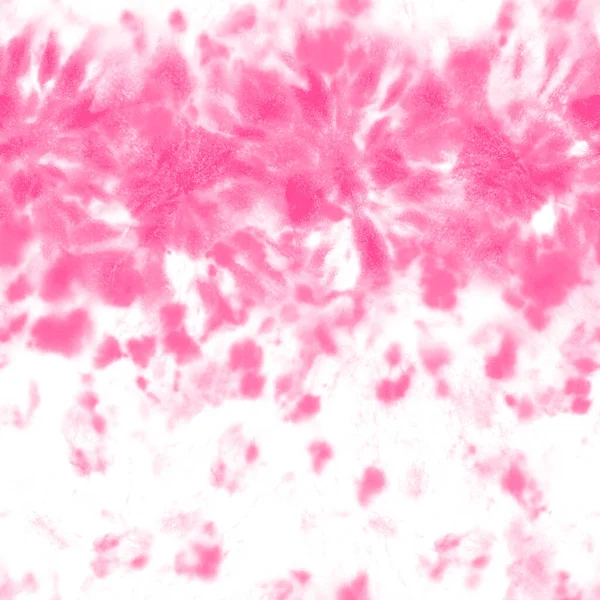 Bind Fast Färgämnet Shibori Sömlöst Mönster Akvarell Handmålade Rosa Prydnadselement — Stockfoto