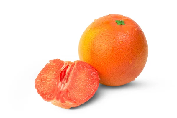 İzole beyaz arka plan arka plan üzerinde güzel greyfurt
