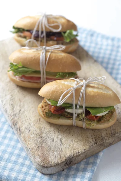 Çeşitli dolguları ile Mini rulo