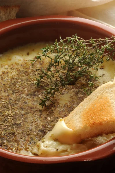 Сыр Проволоне Орегано — стоковое фото