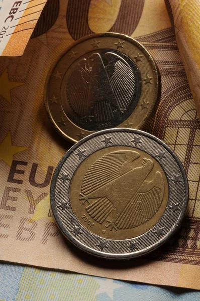 Tysk Euro Sedlar — Stockfoto