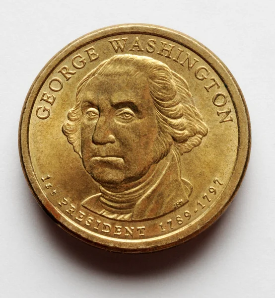 Dólar Americano Com George Washington — Fotografia de Stock