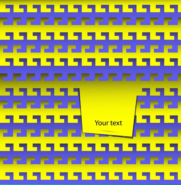 Kanca şeklinde soyut vektör geometrik arka plan