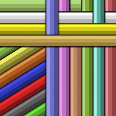 Arka plan geometrik soyut vektöründen çok renkli şeritler