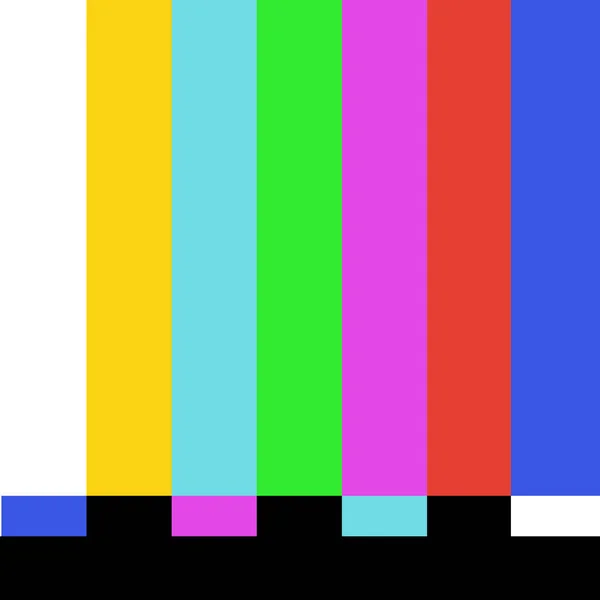 Hintergrund Keine Übertragung Von Bands Fernsehvektor Eps10 — Stockvektor